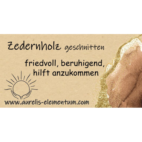 Zedernholz geschnitten 10g