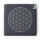 Frequenzplatte eckig-Blume des Lebens (4Stk) Vier Elemente