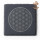 Frequenzplatte eckig-Blume des Lebens (4Stk) Element Erde